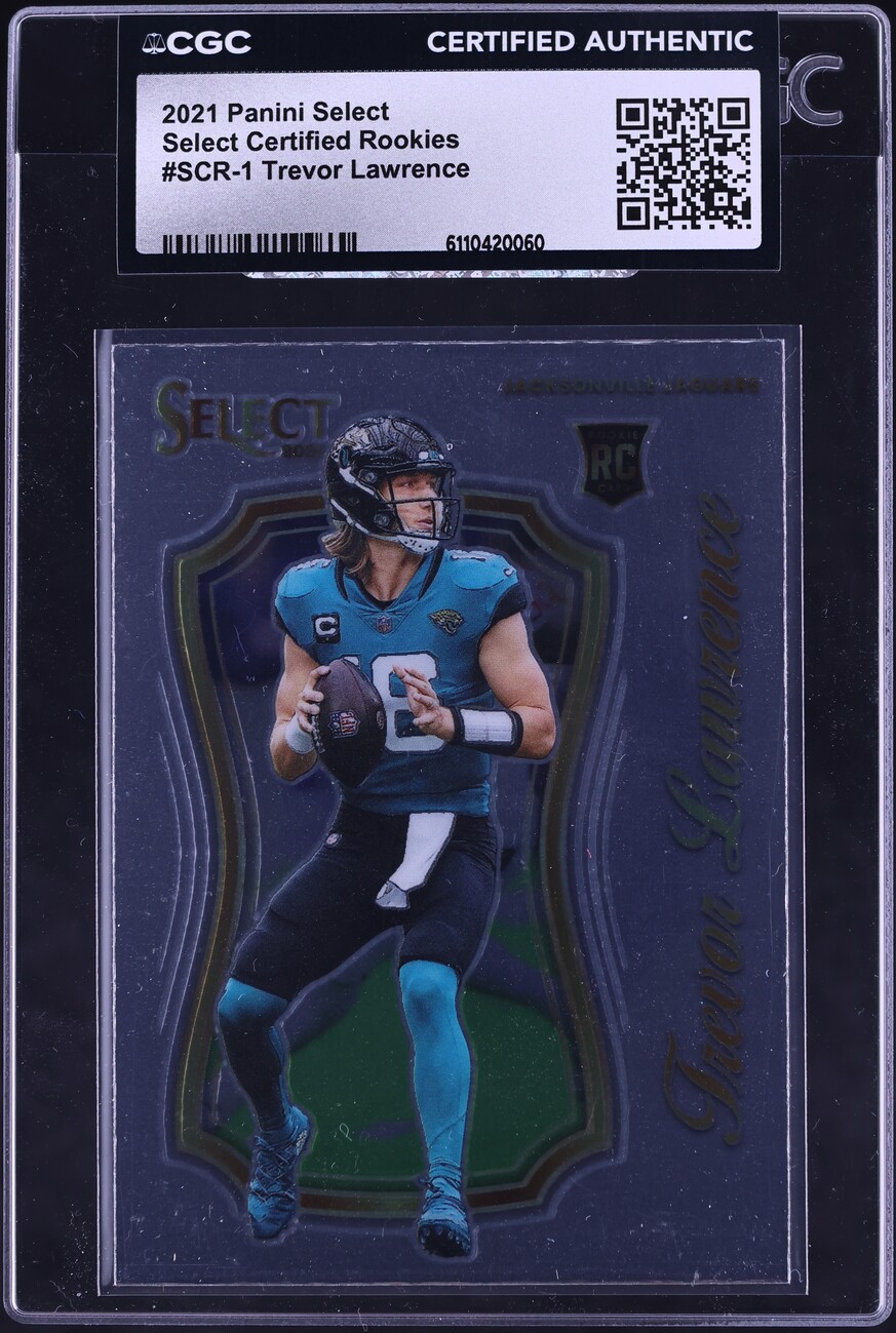 2021 Select Certified Trevor Lawrence ROOKIE #SCR-1 CGC AUTH