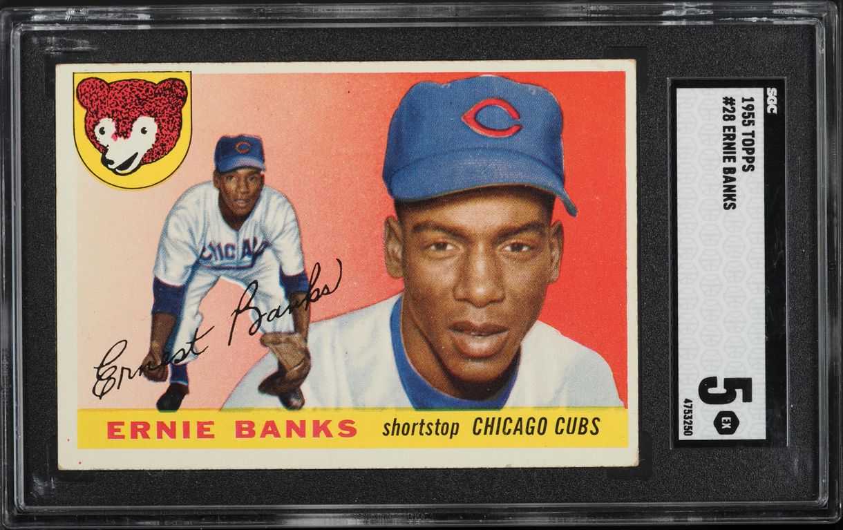 1955 Topps Ernie Banks #28 SGC 5 EX