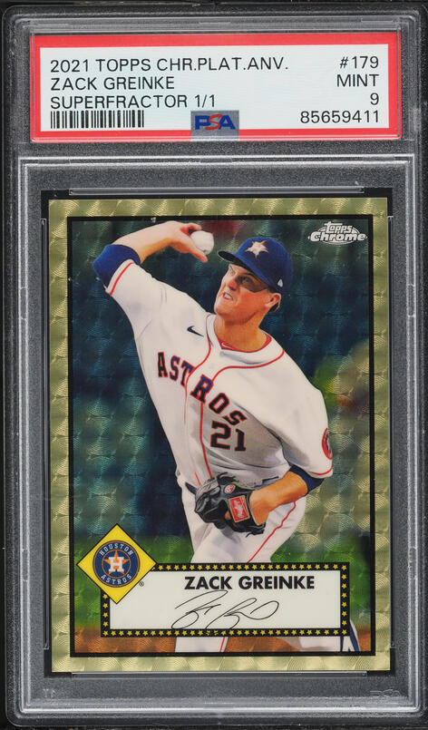 2021 Topps Chrome Platinum Anniversary Superfractor Zack Greinke 1