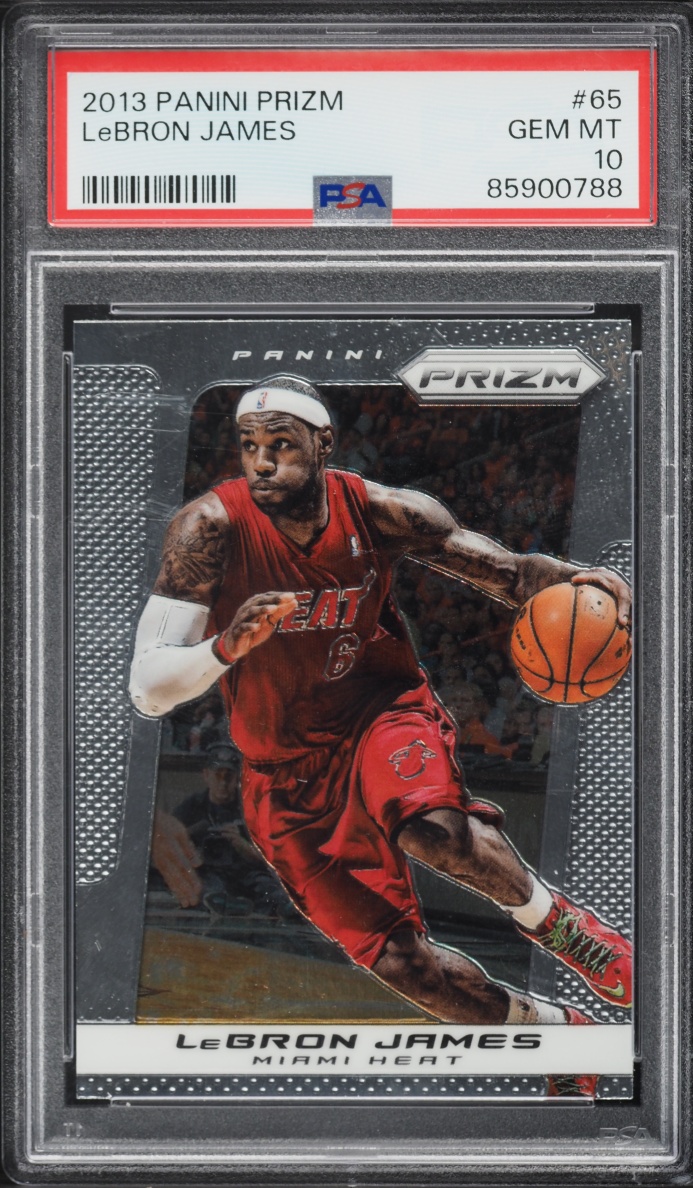 2013 Panini Prizm LeBron James #65 PSA 10 GEM MINT