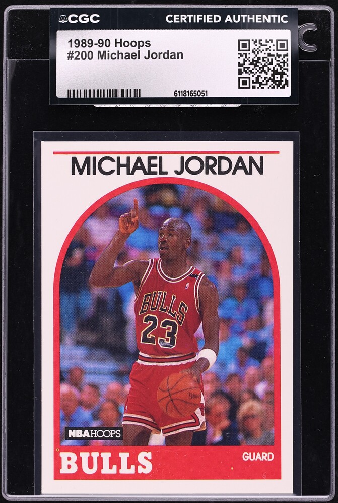 1989 Hoops Michael Jordan #200 CGC AUTH