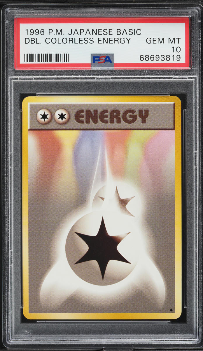 1996 Pokemon Japanese Base Set Double Colorless Energy PSA 10 GEM MINT