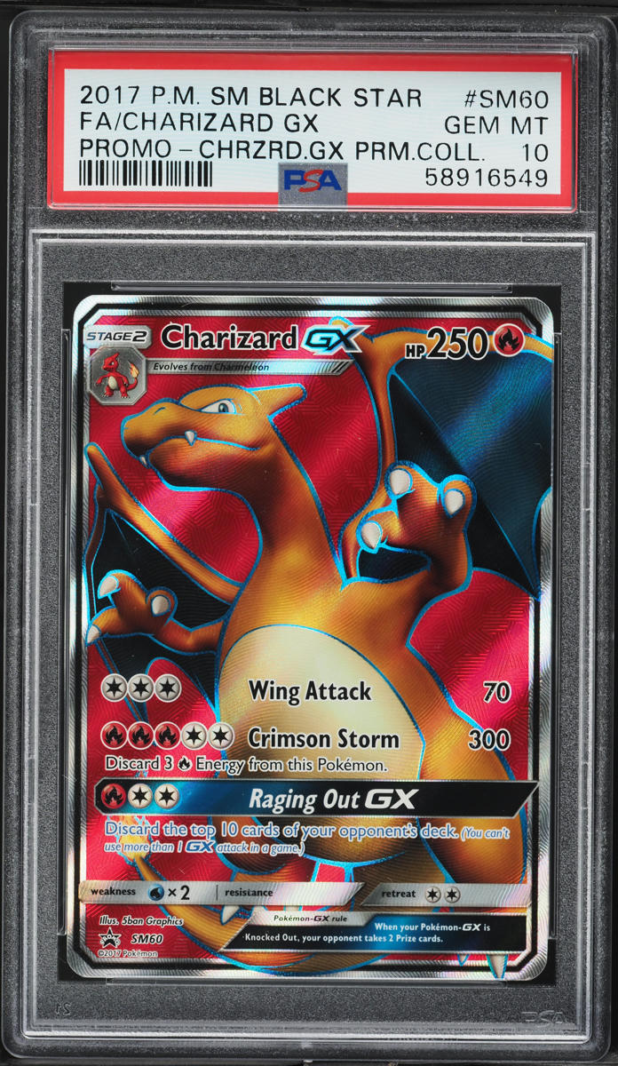 2017 Pokemon SM Promo Premium Collection Charizard GX #SM60 PSA 10 GEM MINT