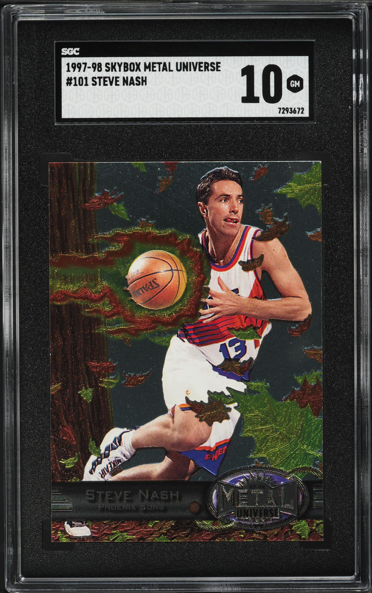 1997 Metal Universe Steve Nash #101 SGC 10 GEM MINT
