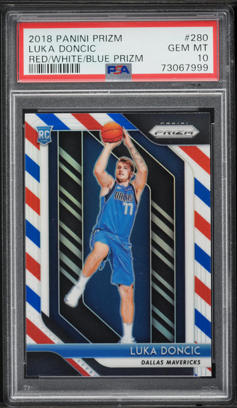 その他 2018 Luka Doncic Prizm Rc PSA #280 2018 Panini Prizm White Sparkle Luka Doncic ROOKIE #280 PSA 10 GEM