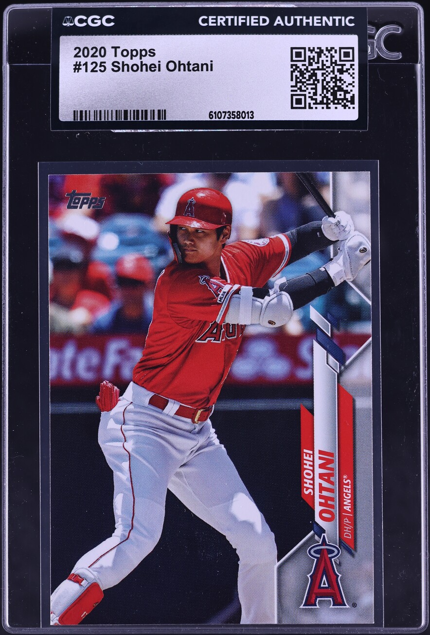 2020 Topps Shohei Ohtani #125 CGC AUTH