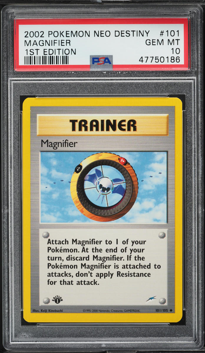 2002 Pokemon Neo Destiny 1st Edition Magnifier #101 PSA 10 GEM MINT