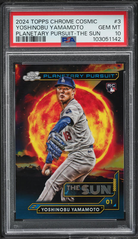 2024 Topps Cosmic Chrome Planetary Pursuit Mars Yoshinobu