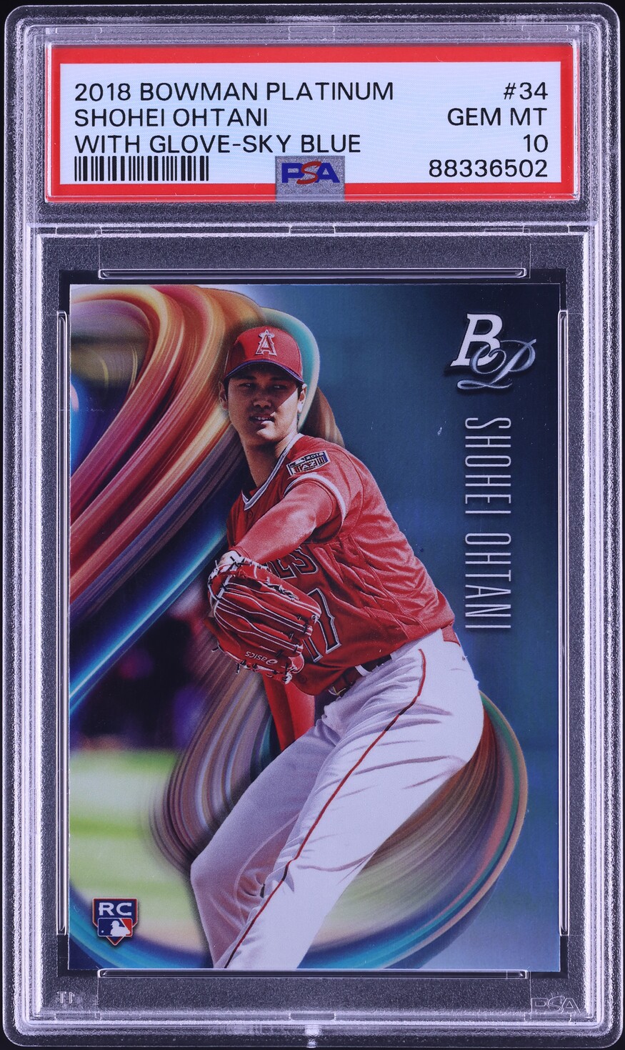 その他 2018 Bowman Platinum SHOHEI OHTANI 2018 Bowman Platinum With Glove Sky Blue Shohei Ohtani
