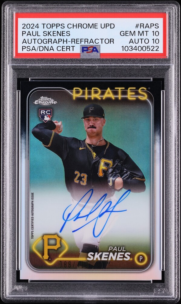 PSA9 21 topps chromeリフレクター＆その他2枚セット!!! 2023-24 Topps Chrome UCC Dual Autographs SuperFractor #DA-ZZ
