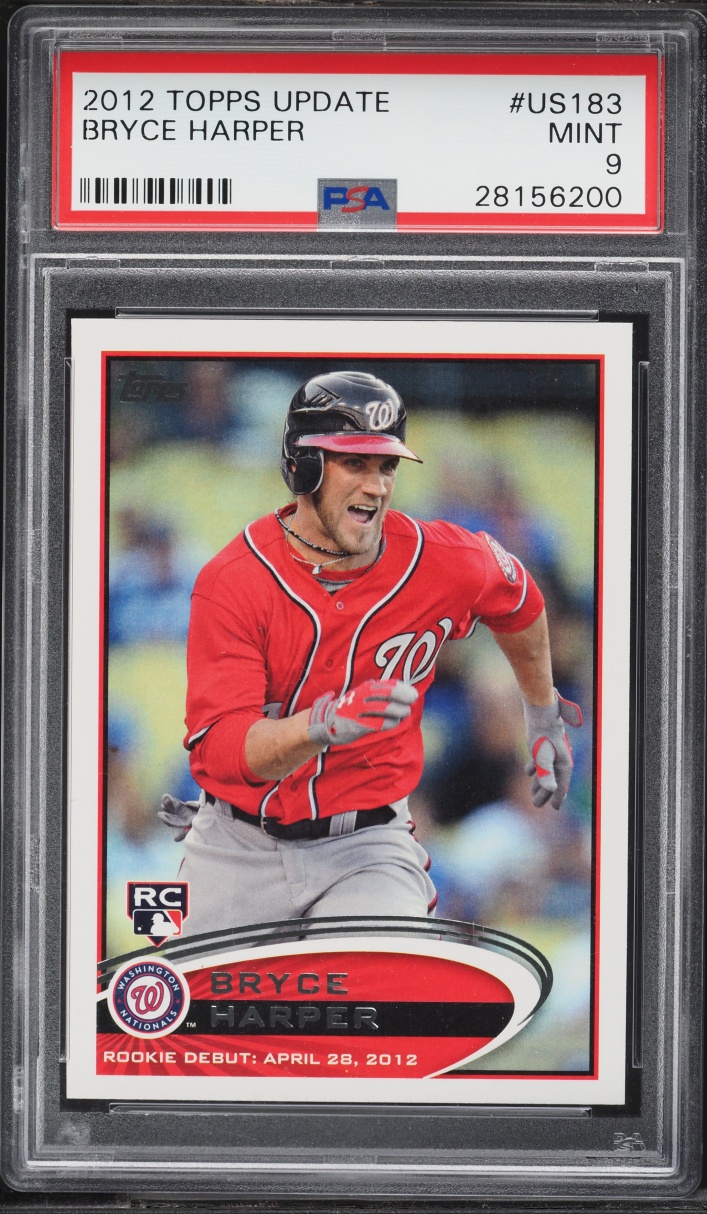 2012 Topps Update Bryce Harper ROOKIE #US183 PSA 9 MINT