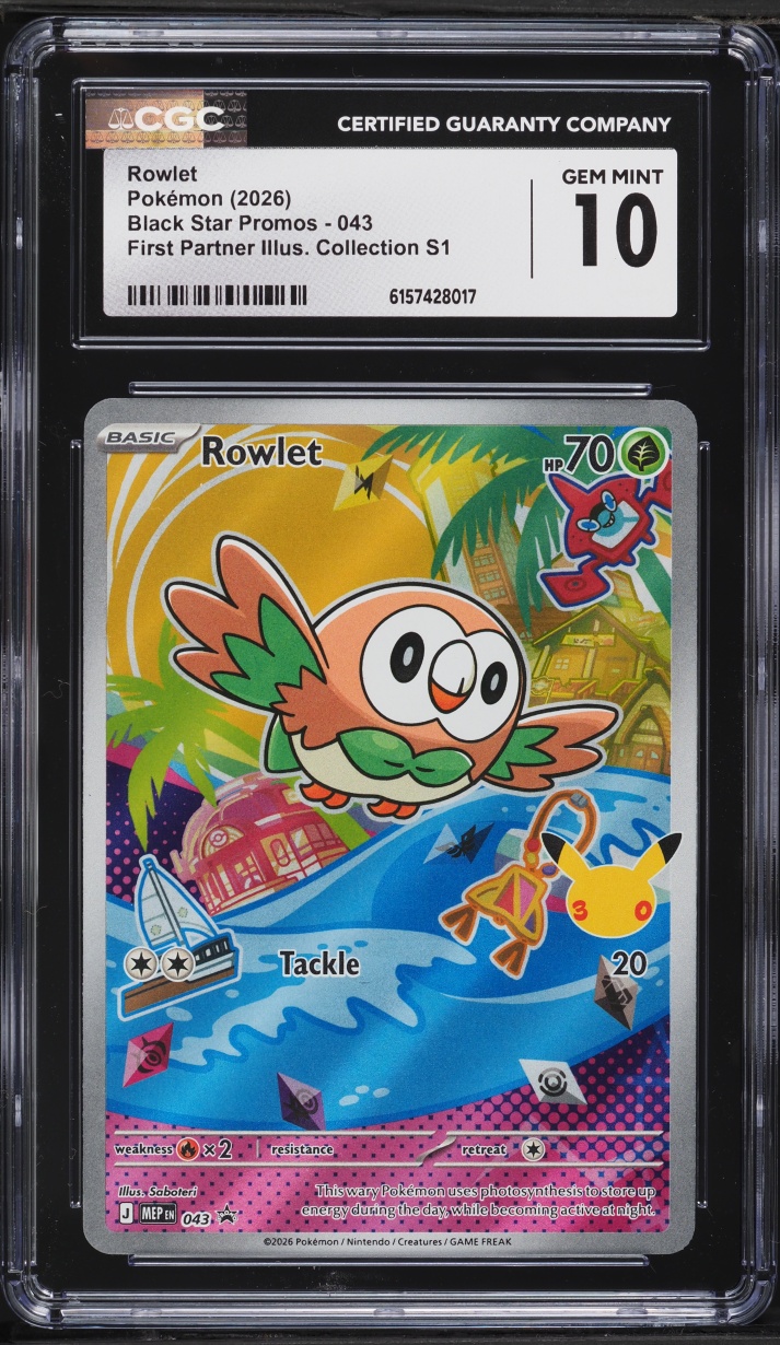 2026 Pokemon Mega Evolution Promo First Partner Illustration Full Art ...