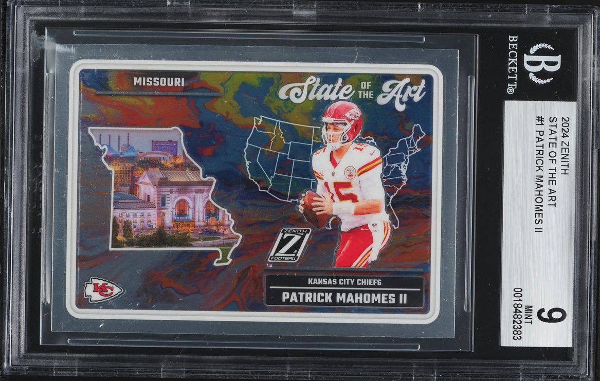 2024 Panini Zenith State Of The Art Patrick Mahomes II #1 BGS 9 MINT