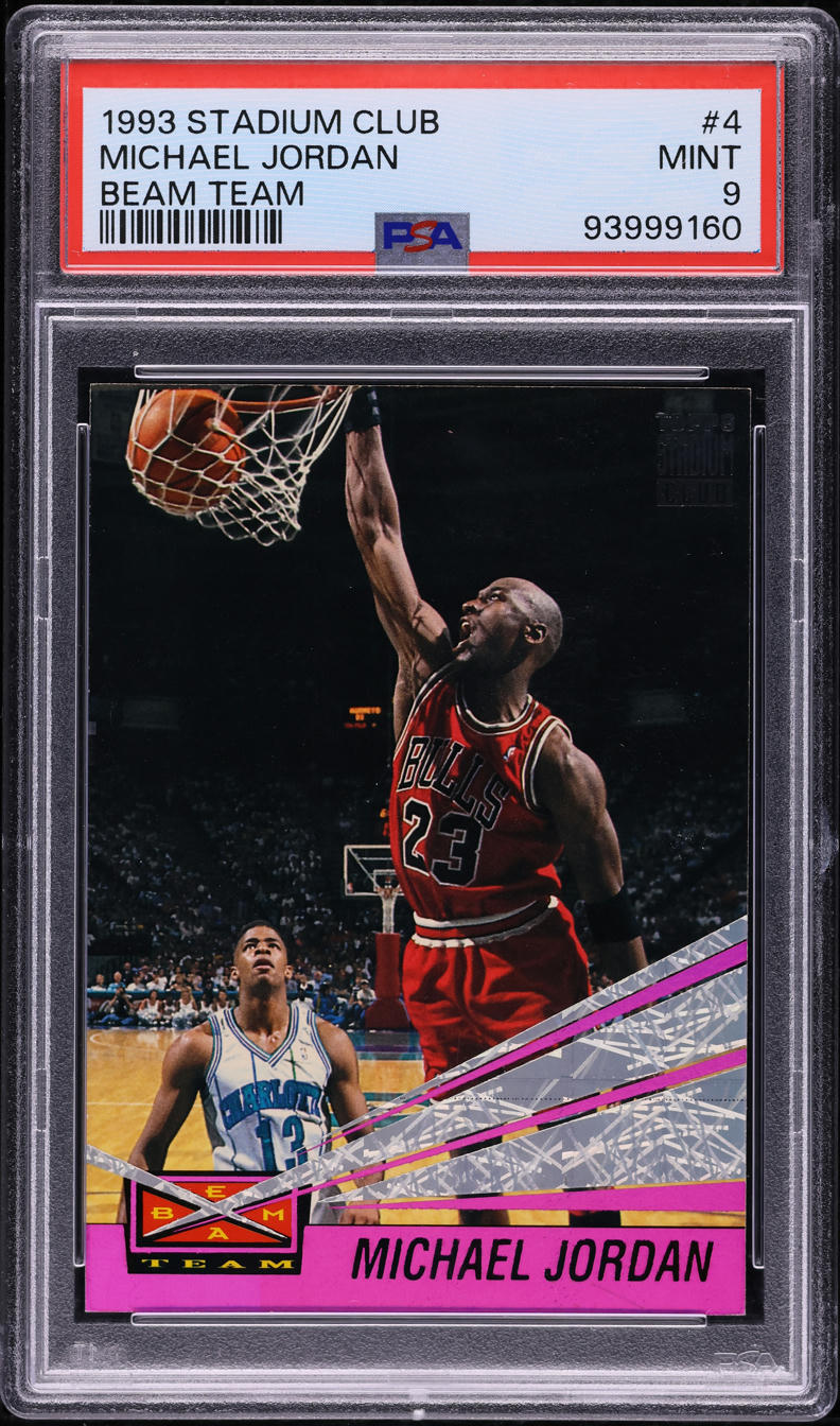 1993 Stadium Club Beam Team Michael Jordan #4 PSA 9 MINT