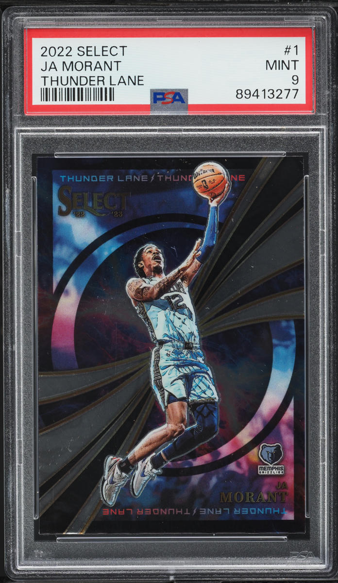 2022 Select Thunder Lane Ja Morant #1 PSA 9 MINT
