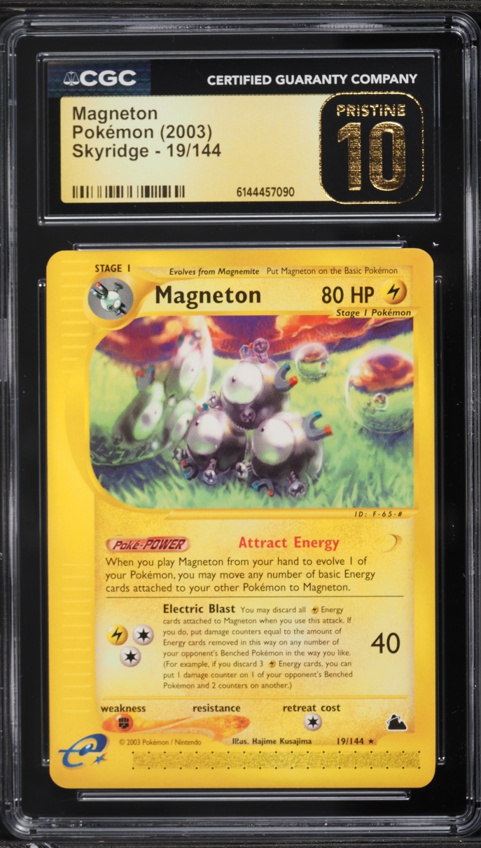 2003 Pokemon Skyridge Magneton #19 CGC 10 PRISTINE