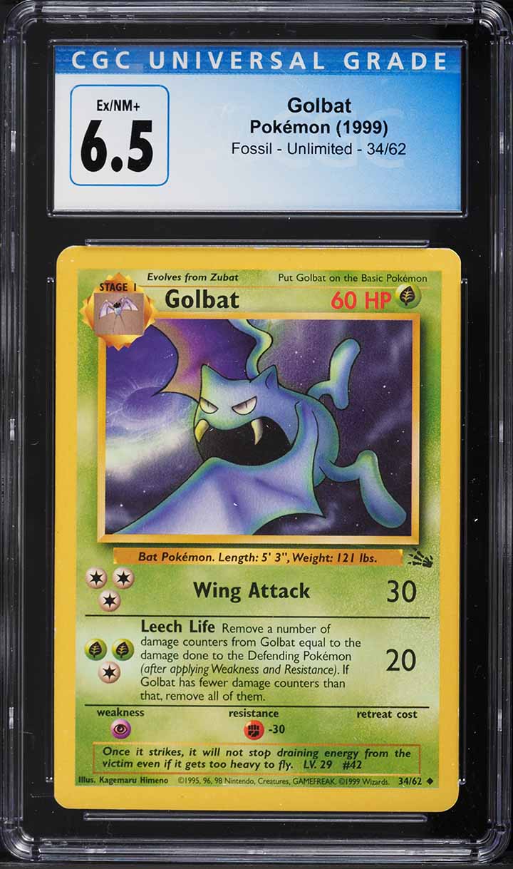 2014 Pokemon Japanese XY Phantom Gate 1st Edition Golbat #31 CGC
