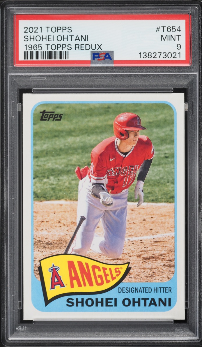 2021 Topps '65 Redux Shohei Ohtani #T65-4 PSA 9 MINT