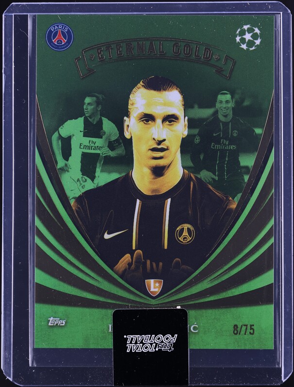 2024 Topps Total Football Eternal Gold Green Ronaldinho /75 #EG7