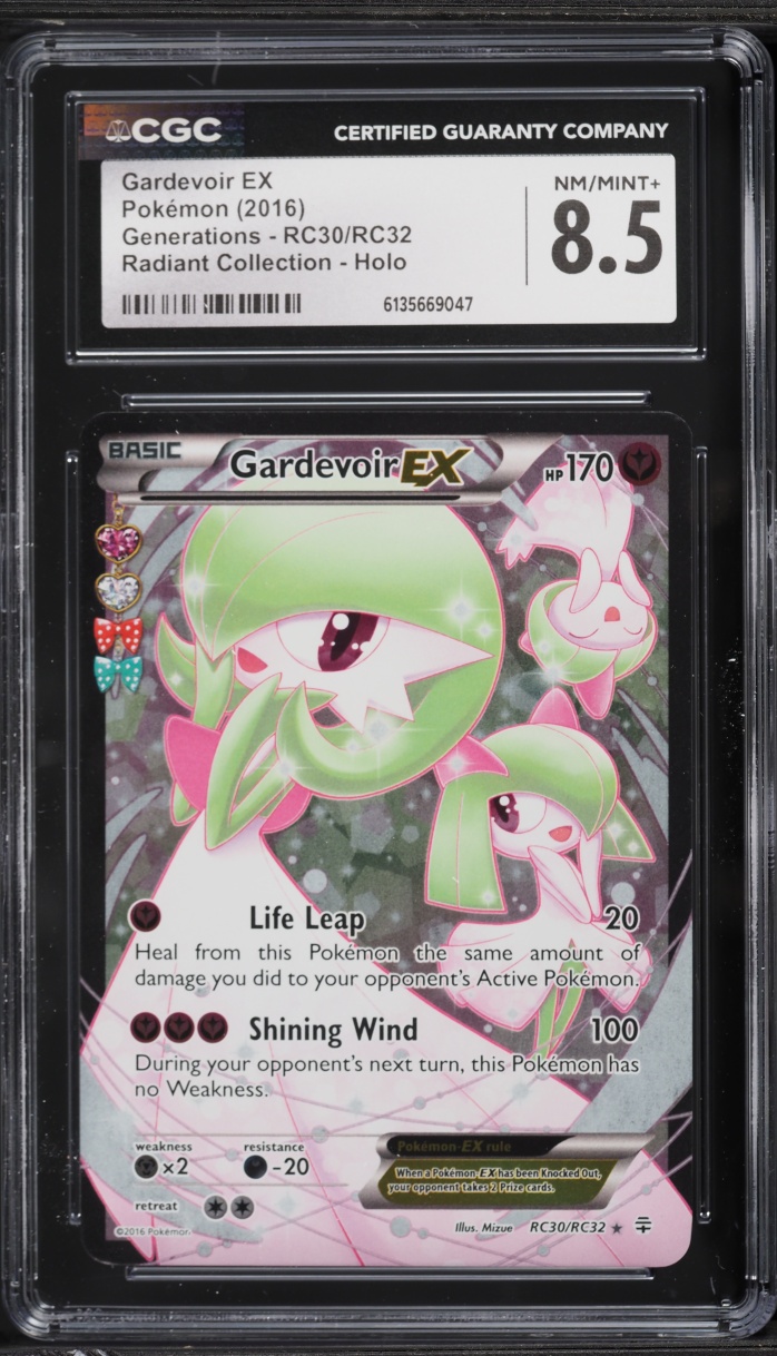 2016 Pokemon XY Generations Radiant Collection Full Art Gardevoir EX #RC30 CGC 8.5 NM-MT+