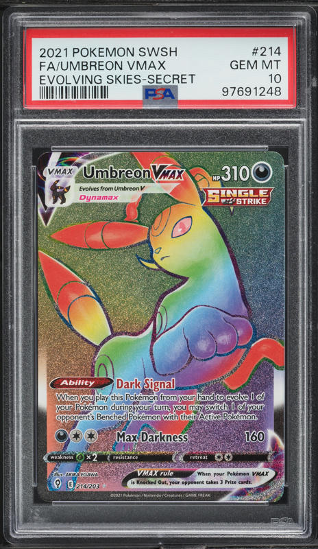 2021 ポケモン S-V Umbreon VMAX PSA 10 2021 Umbreon VMAX PSA 10 SA - Cardova Japan