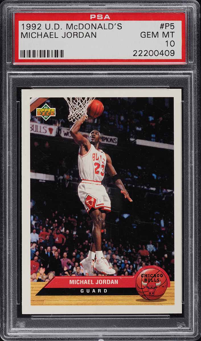 1992 Upper Deck McDonald's Michael Jordan #P5 PSA 10 GEM MINT