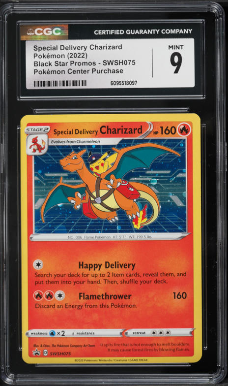 2022 Pokemon SWSH Black Star Promo Holo Special Delivery Charizard