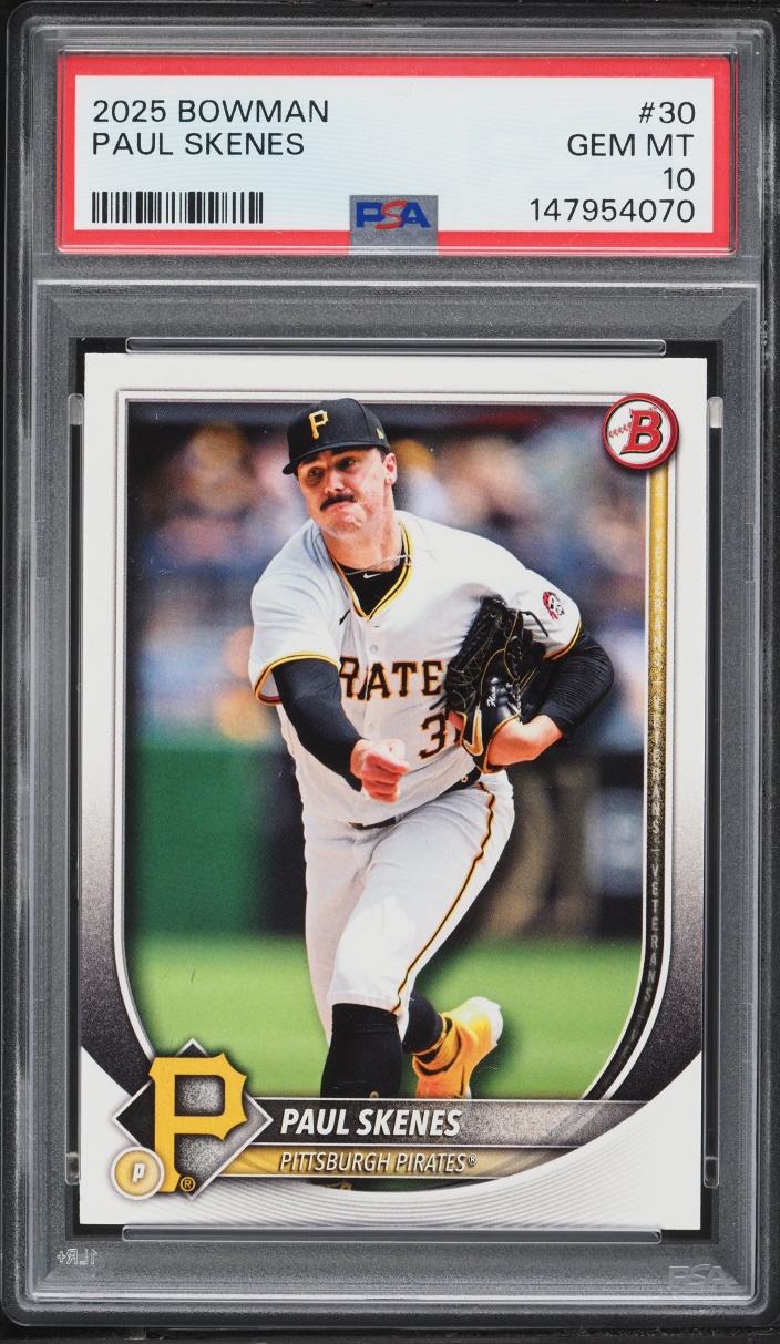 2025 Bowman Paul Skenes #30 PSA 10 GEM MINT