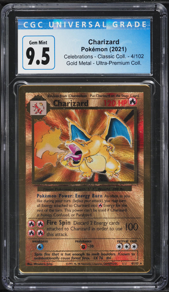 2021 Pokemon SWSH Celebrations Ultra Premium Collection Charizard #4 CGC 9.5 GEM - Main Image