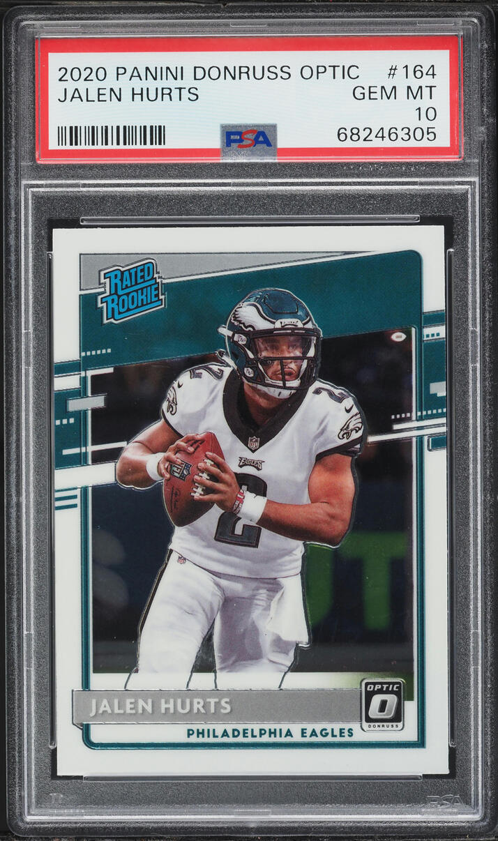 2020 Donruss Optic Jalen Hurts ROOKIE #164 PSA 10 GEM MINT