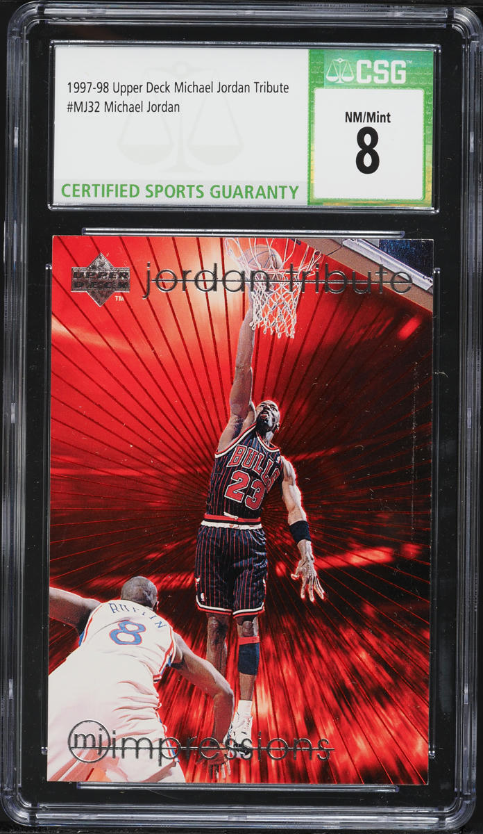 1997 Upper Deck Jordan Tribute Michael Jordan #MJ32 CSG 8 NM-MT