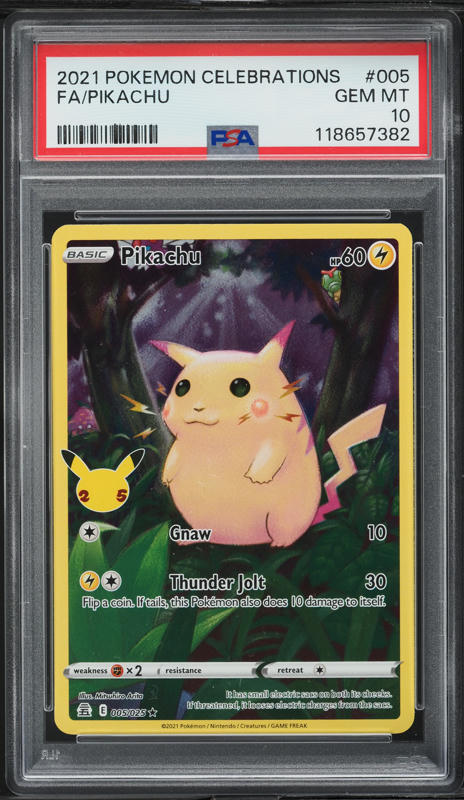 2021バースデーピカチュウ ホロ PSA 10 最高評価GEM MINT10 2021