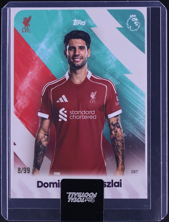 2025 Topps Total Football Vibrant Velocity Ronaldinho /99 #588 on