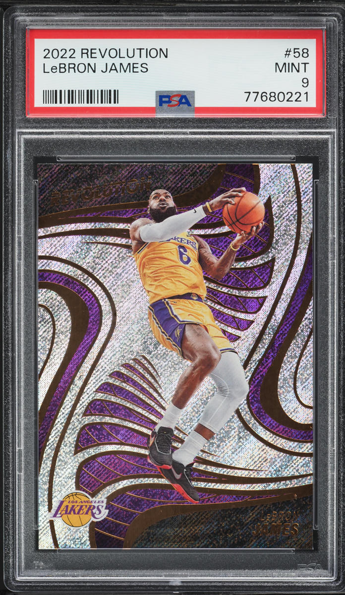 2022 Panini Revolution LeBron James #58 PSA 9 MINT