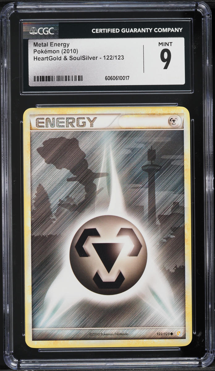 2010 Pokemon HeartGold & SoulSilver Metal Energy #122 CGC 9 MINT