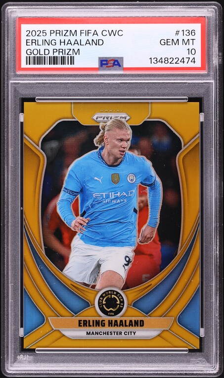 2020 Topps Now Bundesliga Erling Haaland #44 PSA 10 GEM MINT on