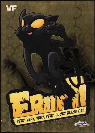 black★cat 2026 Topps Chrome VeeFriends Erupt! SuperFractor Very, Lucky Black