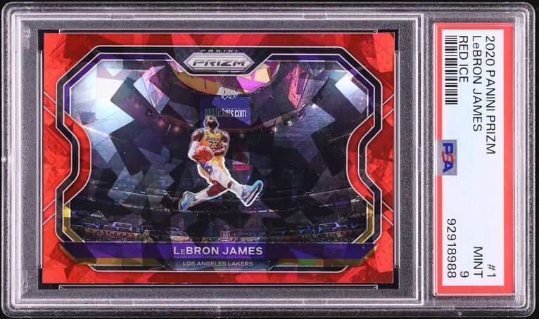 レブロン Prizm LeBron James red ice PSA 10! レブロン Prizm LeBron James red ice PSA 10! 2019 Panini Prizm