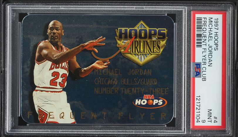 1997 Hoops Frequent Flyer Club Kobe Bryant #FF9 BGS 9.5 GEM MINT