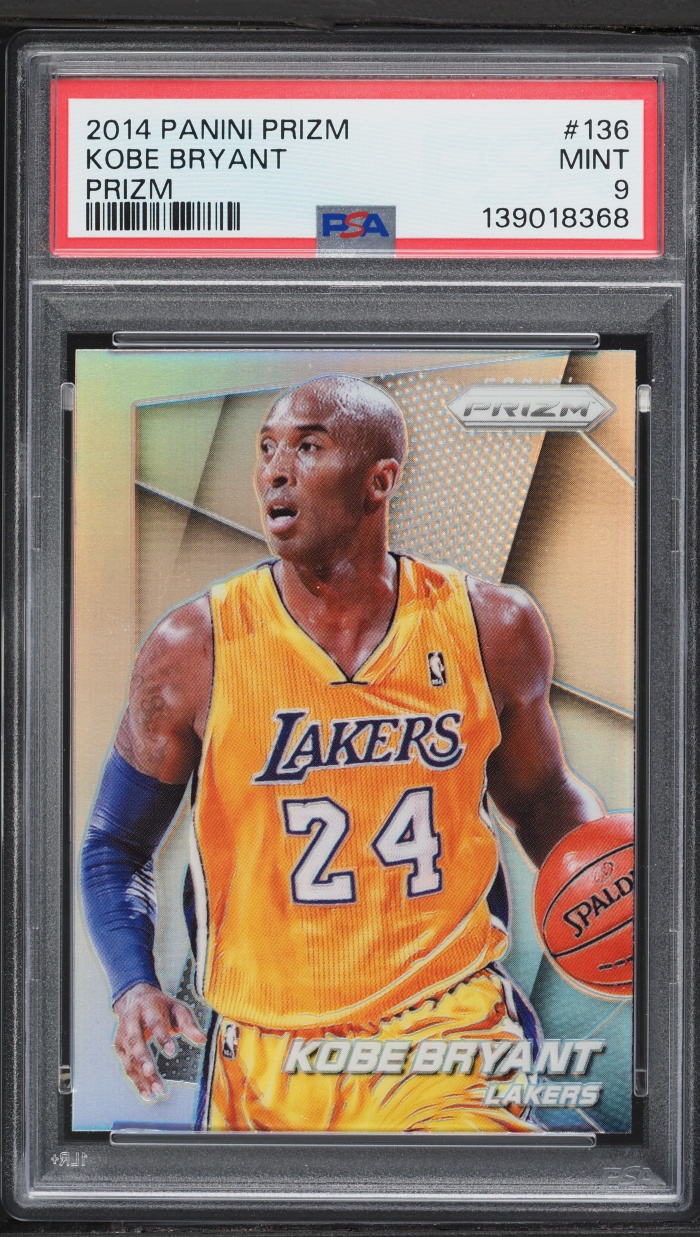 2014 Panini Prizm Silver Kobe Bryant #136 PSA 9 MINT