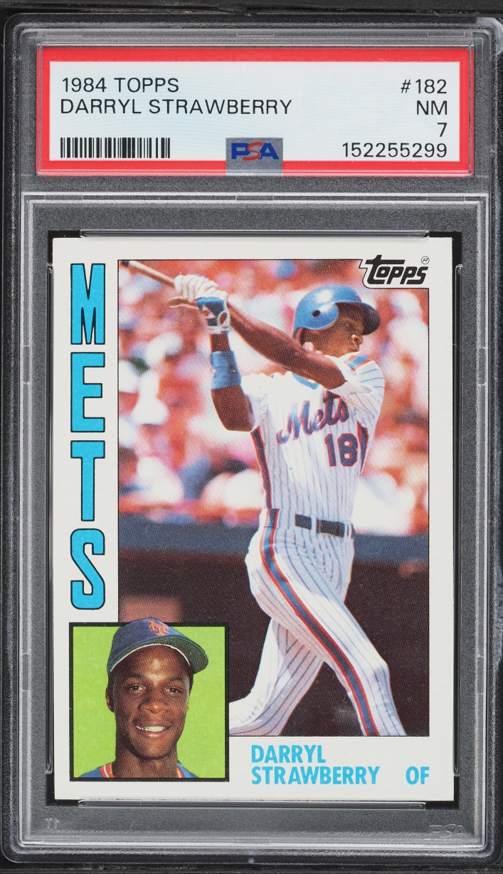 1984 Topps Darryl Strawberry ROOKIE #182 PSA 7 NRMT