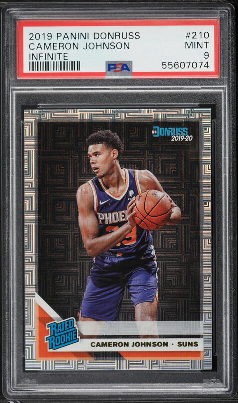 2019 Donruss Infinite Cameron Johnson ROOKIE #210 PSA 9 MINT on