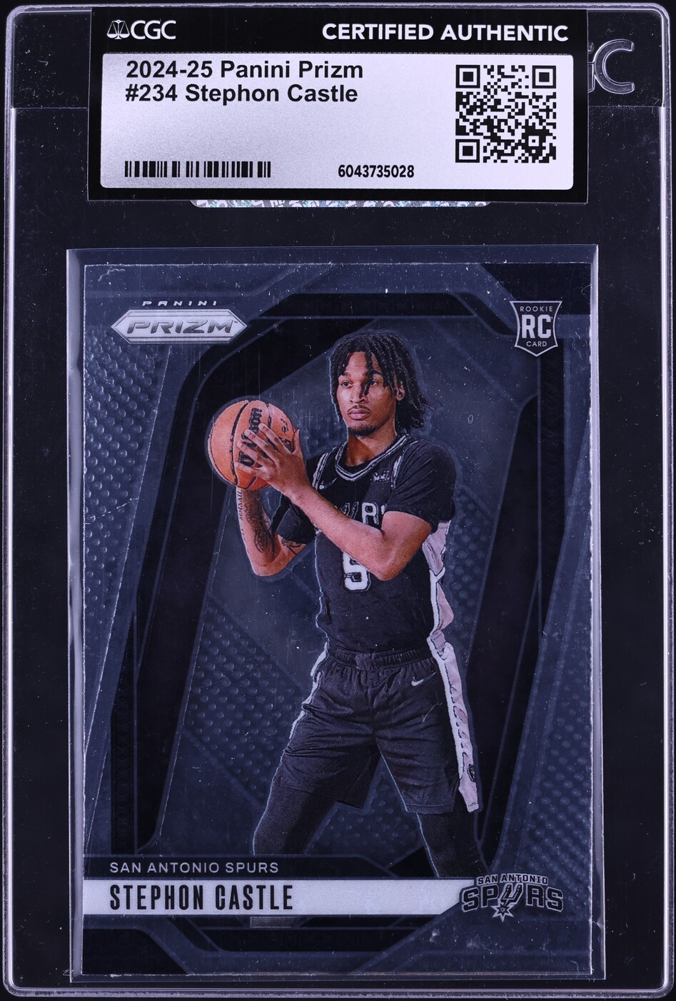 2024 Panini Prizm Stephon Castle ROOKIE #234 CGC AUTH