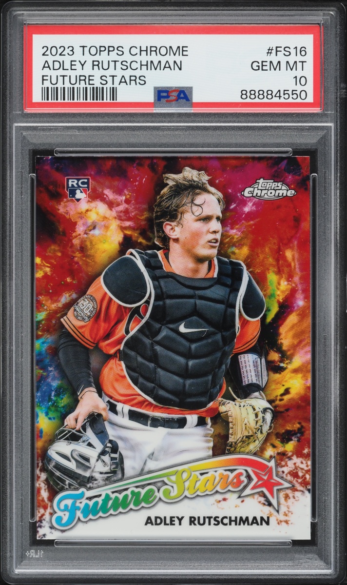 2023 Topps Chrome Future Stars Adley Rutschman ROOKIE #FS-16 PSA 10 GEM MINT