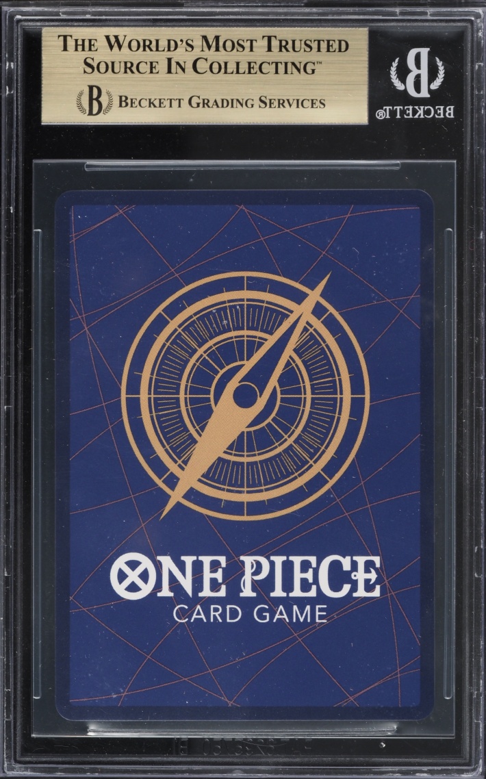 2025 One Piece Fist Of Divine Speed Gold Foil SP SEC Monkey D. Luffy #OP05-119 BGS 10 PRISTINE