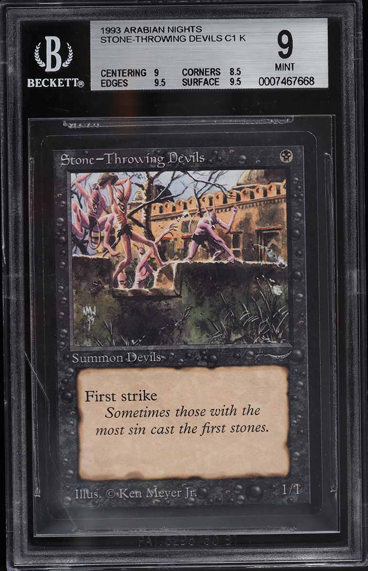 1993 Magic The Gathering MTG Arabian Nights Stone-Throwing Devils
