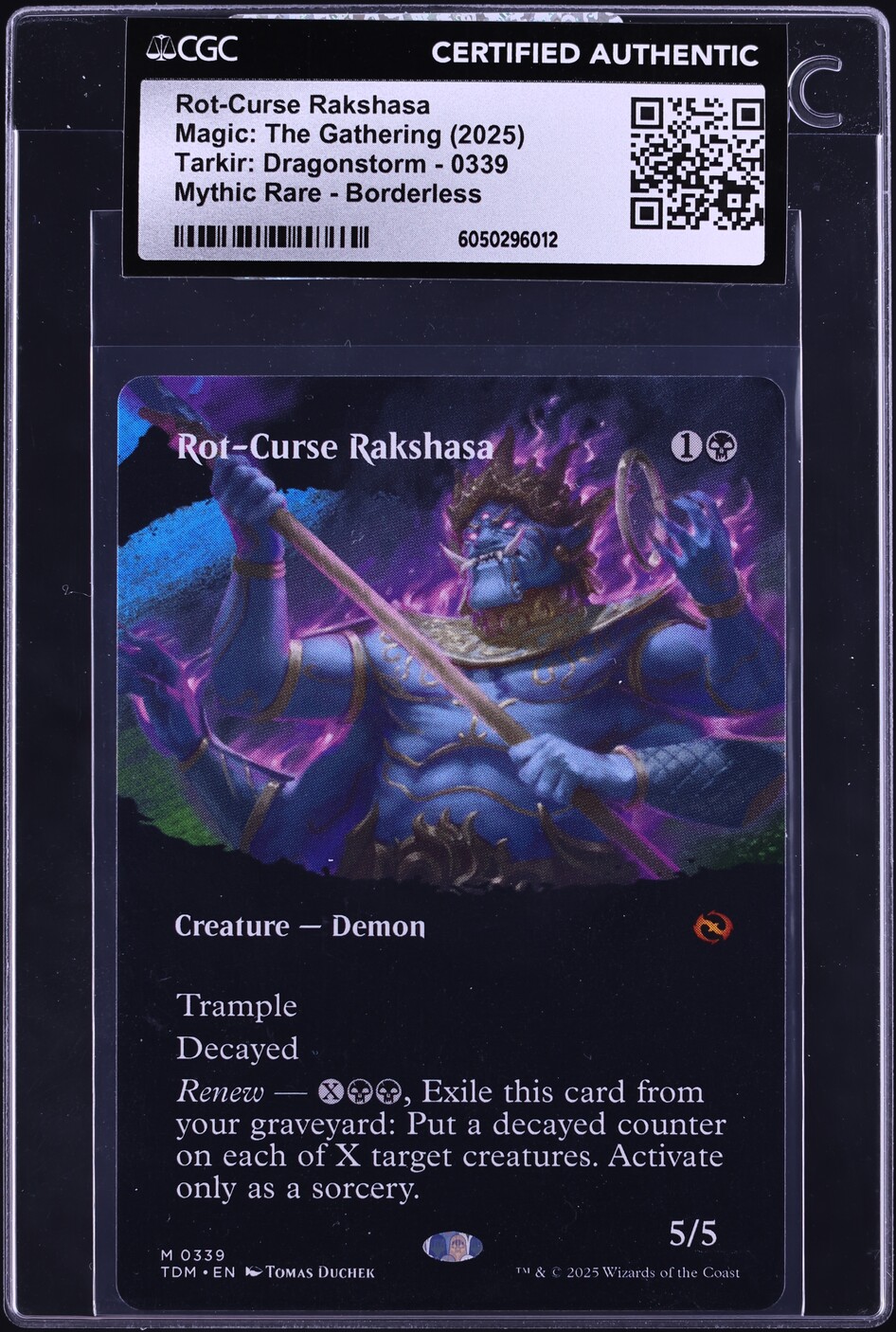 2025 Magic The Gathering Tarkir: Dragonstorm Rot-Curse Rakshasa #339 ...