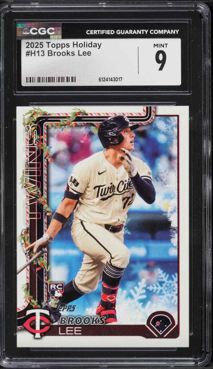2025 Topps Holiday Brooks Lee ROOKIE #H13 CGC 9 MINT
