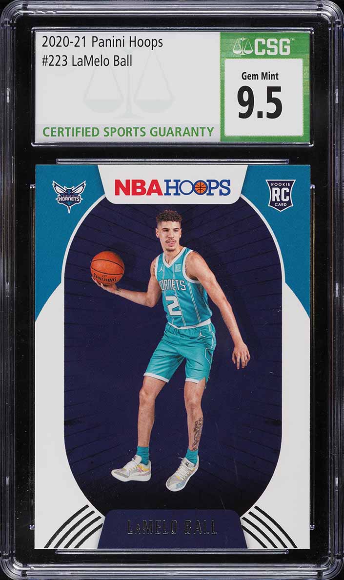 2020 Hoops LaMelo Ball ROOKIE #223 CSG 9.5 GEM MINT