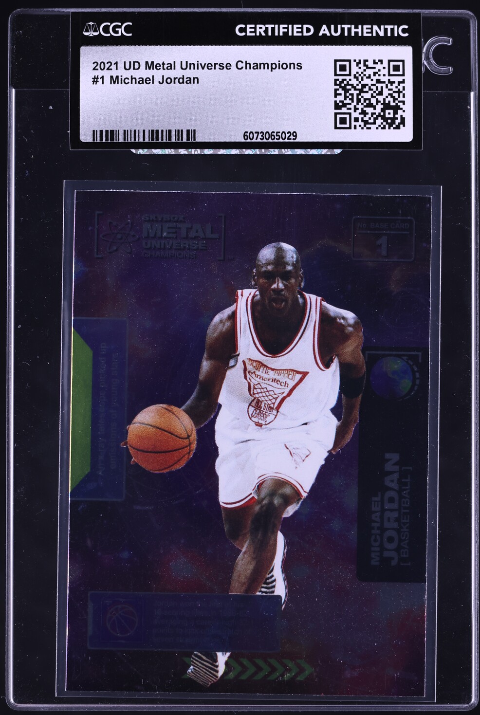2021 Metal Universe Champions Michael Jordan #1 CGC AUTH